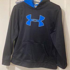 Under armour black and blue sweater shirt